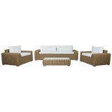Have mbler Home ESPRIT Hvid Brun Beige Lys brun 248 x 85 x 80 cm 222 x 85 x 80 cm (4 Dele) #1