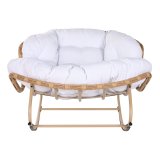 Gyngestol Home ESPRIT Hvid Brun Stl 108 x 108 x 80 cm #5