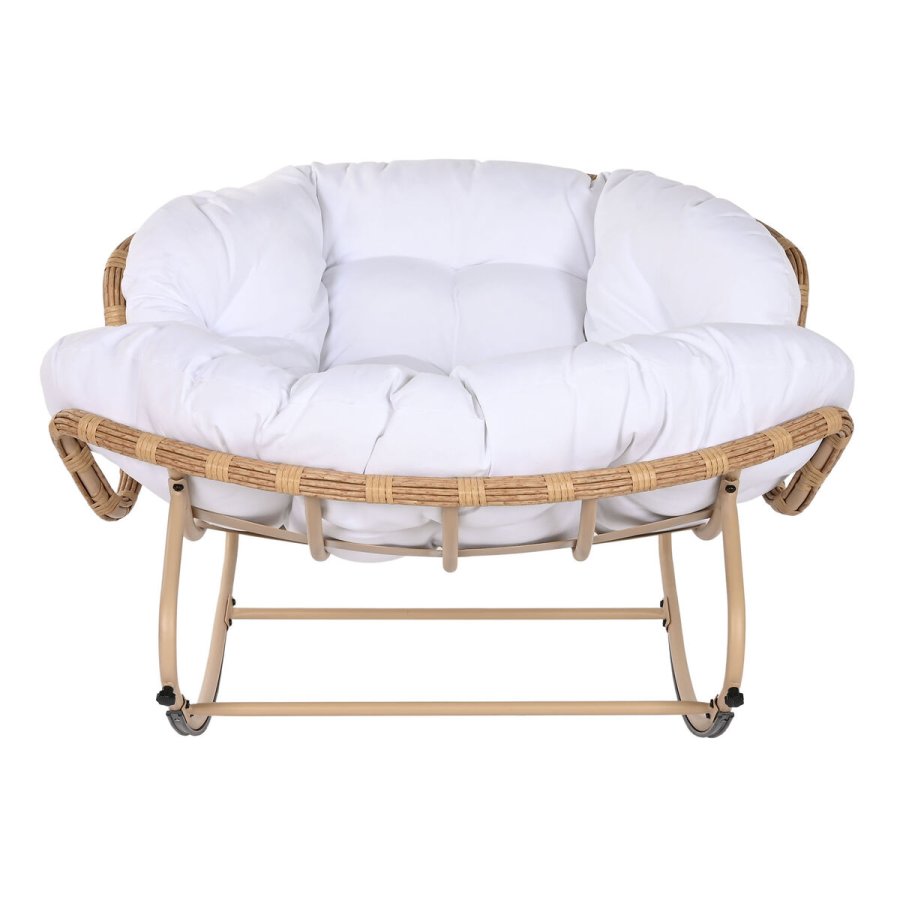 Gyngestol Home ESPRIT Hvid Brun Stl 108 x 108 x 80 cm #5