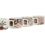 Dele kaffekopst Home ESPRIT Beige Pink Terrakotta Syren Metal Bambus Dolomite 260 ml #4