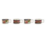 Dele kaffekopst Home ESPRIT Bl Grn Pink Syren Metal Bambus Dolomite 260 ml #1