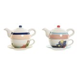 Tekande Home ESPRIT Bl Hvid Grn Lyserd Dolomite 750 ml (2 enheder) #1