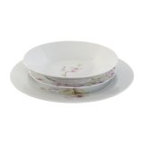 Madlavningsst Home ESPRIT Hvid Grn Pink Porceln 18 Dele 27 x 27 x 2 cm #10