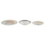 Madlavningsst Home ESPRIT Beige Multifarvet Porceln 18 Dele 27 x 27 x 2 cm #1