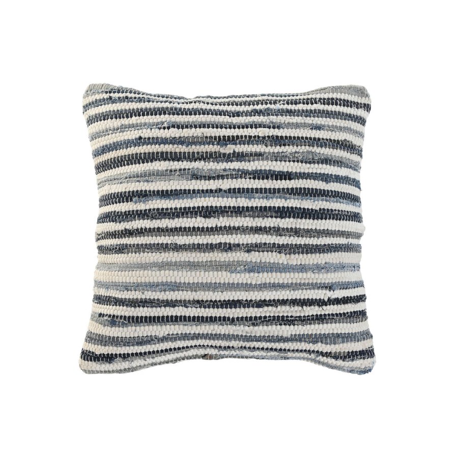 Pude Home ESPRIT Bl Hvid Middelhavet 45 x 15 x 45 cm #1