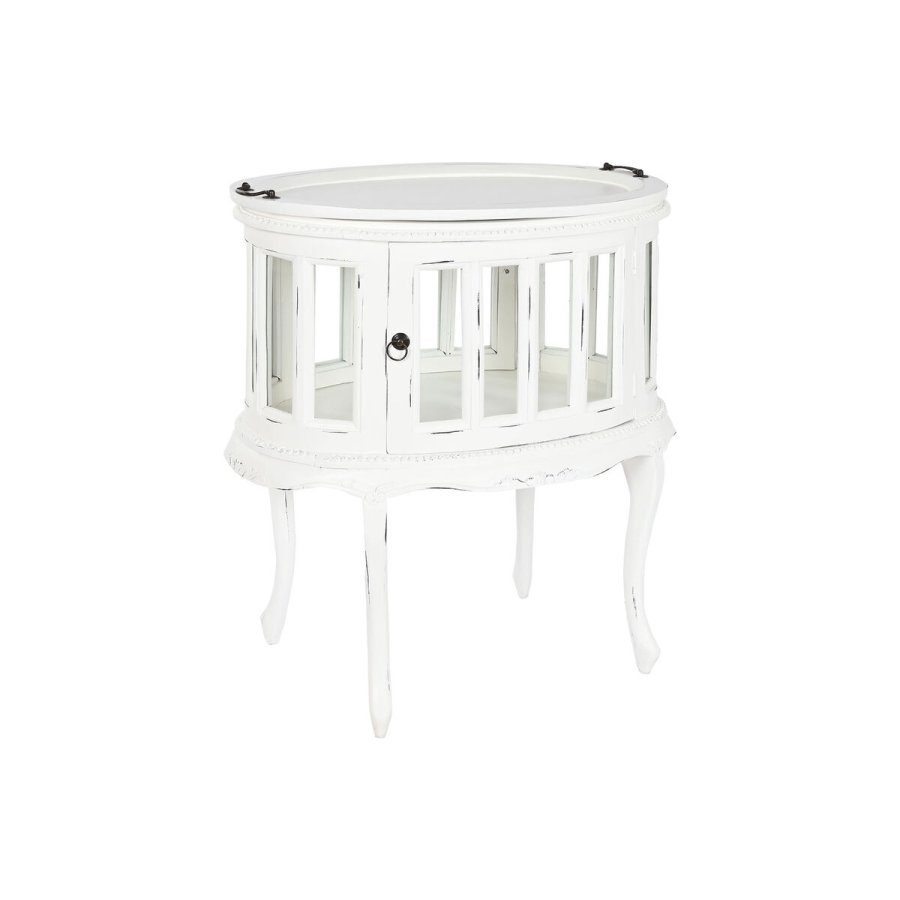 Servirni voziek Home ESPRIT Hvid Tr 75 x 50 x 78 cm #1