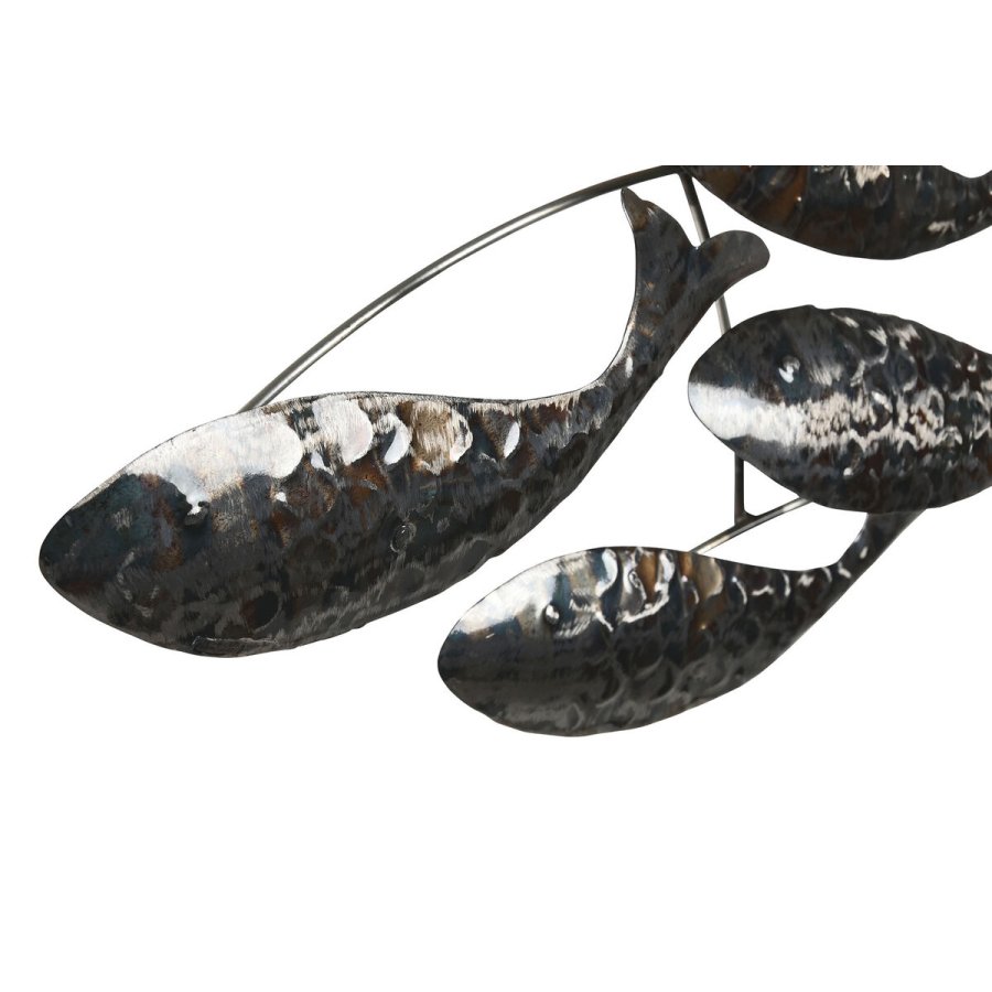 Vgspejl Home ESPRIT Slvfarvet Fisk 70 x 10 x 110 cm 70 x 10 x 100 cm #1