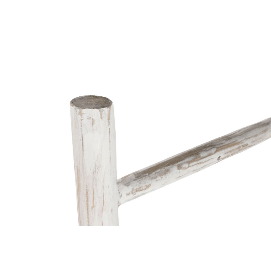 Fritstende hndkldestativ Home ESPRIT Hvid Teak 50 x 5 x 150 cm #2
