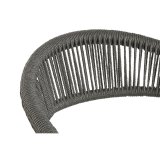 Vrtni stol Home ESPRIT Sort M�rkegr� Aluminium Spanskr�r 56 x 60 x 78 cm #3