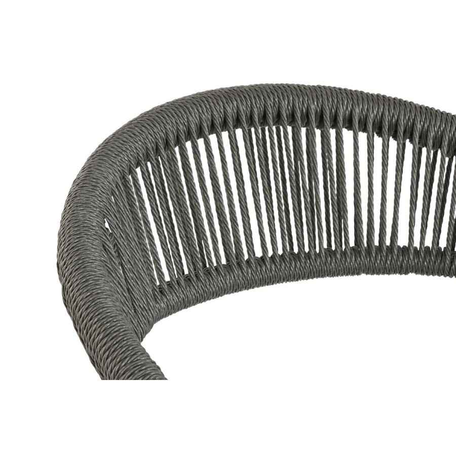 Vrtni stol Home ESPRIT Sort M�rkegr� Aluminium Spanskr�r 56 x 60 x 78 cm #3