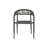 Vrtni stol Home ESPRIT Sort M�rkegr� Aluminium Spanskr�r 56 x 60 x 78 cm #6