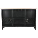 Bar-mbler Home ESPRIT Hvid Brun Turkisbl 157 x 52 x 90 cm #7