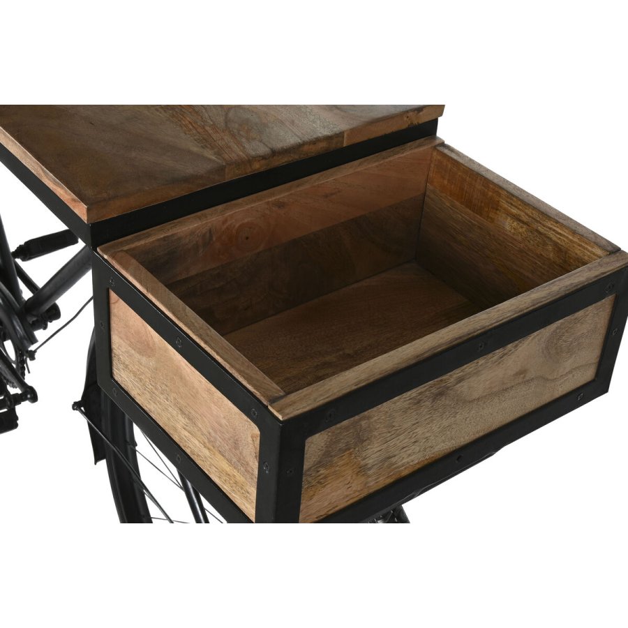 Konsol Home ESPRIT Gul Brun Sort Jern Mangotr� 195 x 40 x 91 cm #6