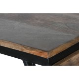 Konsol Home ESPRIT Gul Brun Sort Jern Mangotr� 195 x 40 x 91 cm #2