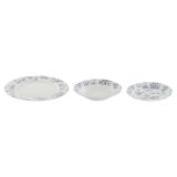 Madlavningsst Home ESPRIT Bl Porceln Floral 18 Dele 27 x 27 x 2 cm #1