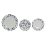 Madlavningsst Home ESPRIT Bl Porceln Floral 18 Dele 27 x 27 x 2 cm #13