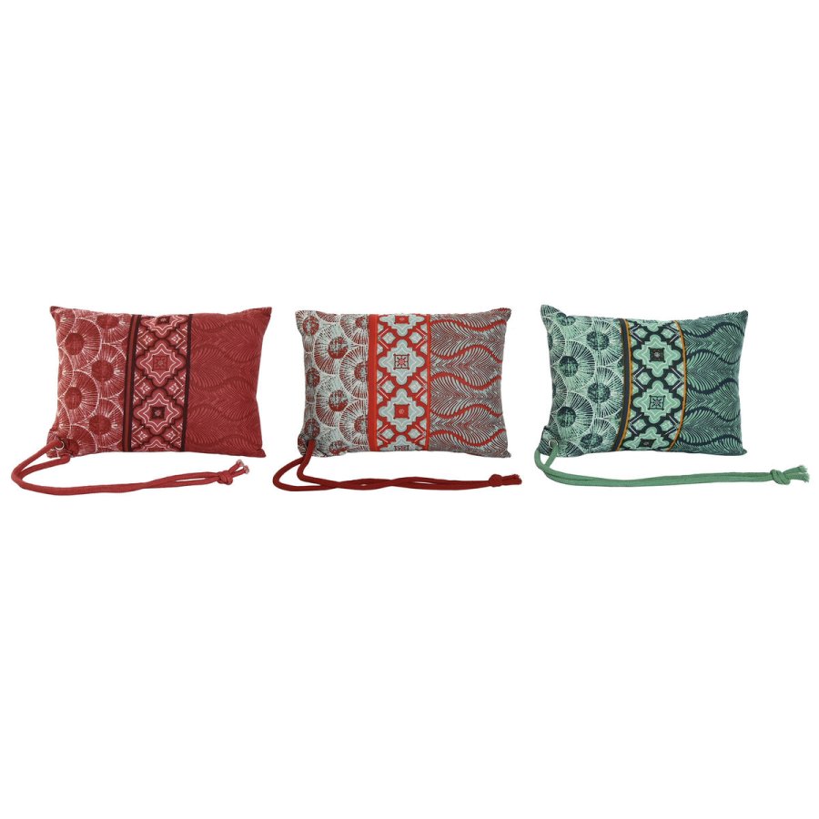 Pude Home ESPRIT Rd Grn Koral 30 x 10 x 20 cm (3 enheder) #1