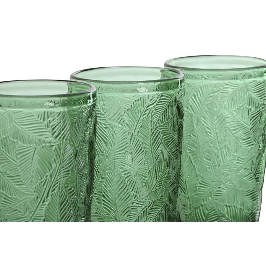 Glasst Home ESPRIT Grn Krystal Med relief 370 ml (6 enheder) #4