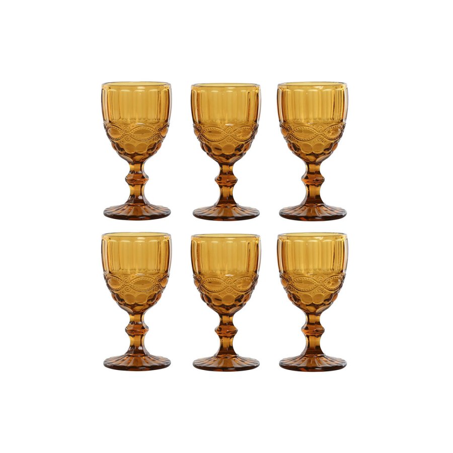 St med glas Home ESPRIT Rav Krystal 240 ml (6 enheder) #1