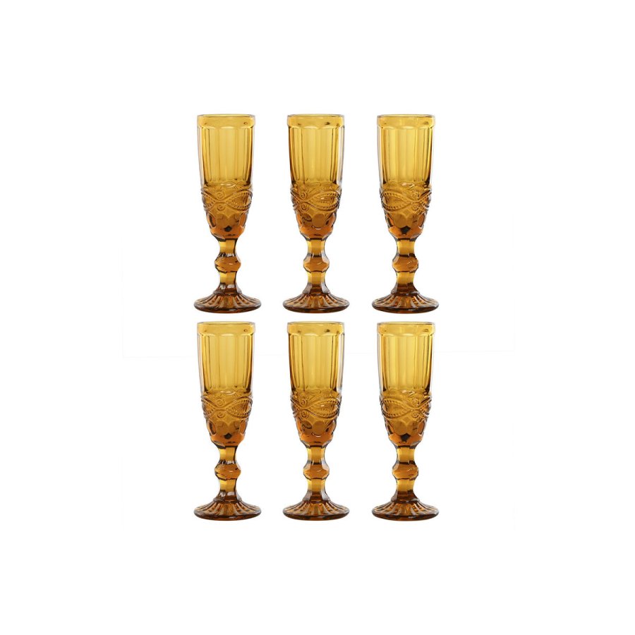 St med glas Home ESPRIT Rav Krystal 150 ml (6 enheder) #1