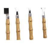 Bestik Home ESPRIT Slvfarvet Natur Rustfrit stl ABS 3 x 2 x 16 cm 24 Dele #2