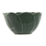 St til appetizere Home ESPRIT Grn Mrk grn Bambus Porceln Tropisk 4 Dele 32 x 10 x 7 cm (2 enheder) #13