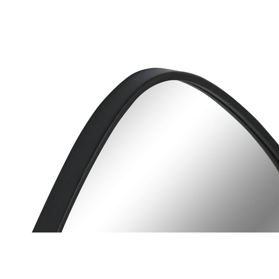 Vgspejl Home ESPRIT Sort Moderne 56 x 2,5 x 69,5 cm #2