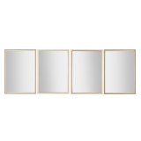 Vgspejl Home ESPRIT Hvid Brun Beige Gr 66 x 2 x 92 cm 70 x 2 x 97 cm (4 enheder) #1