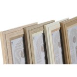 Fotoramme Home ESPRIT Multifarvet Aluminium Krystal Tr MDF Scandi 16 x 2,8 x 21 cm (4 enheder) #5