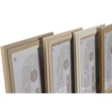 Fotoramme Home ESPRIT Krystal Tr MDF Skandinavisk 23 x 2,8 x 28 cm (4 enheder) #5