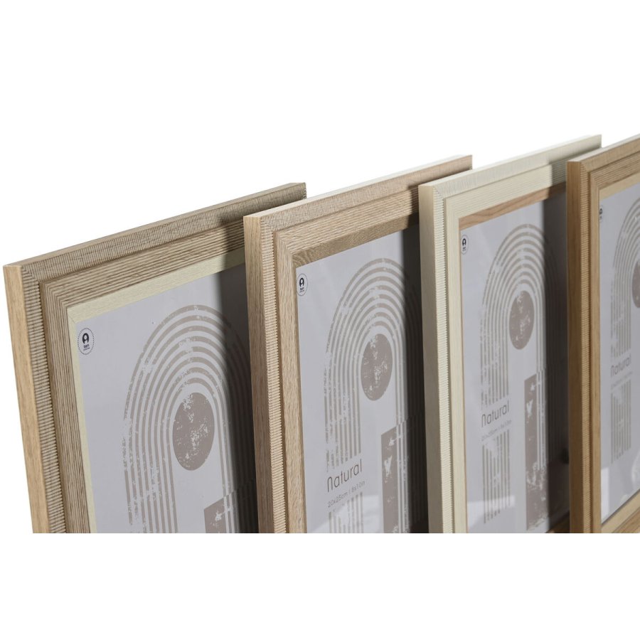 Fotoramme Home ESPRIT Krystal Tr MDF Skandinavisk 23 x 2,8 x 28 cm (4 enheder) #5