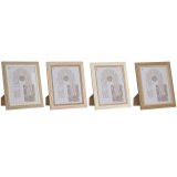 Fotoramme Home ESPRIT Krystal Tr MDF Skandinavisk 23 x 2,8 x 28 cm (4 enheder) #1