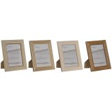 Fotoramme Home ESPRIT Multifarvet Krystal polystyren 19,2 x 1,6 x 24,2 cm (4 enheder) #1
