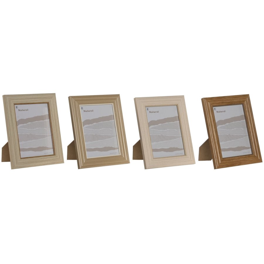 Fotoramme Home ESPRIT Multifarvet Krystal polystyren 19,2 x 1,6 x 24,2 cm (4 enheder) #1