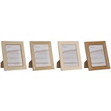 Fotoramme Home ESPRIT Multifarvet Krystal polystyren 21,2 x 1,6 x 26,2 cm (4 enheder) #1