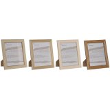 Fotoramme Home ESPRIT Multifarvet Krystal polystyren 26,2 x 1,6 x 31,2 cm (4 enheder) #1