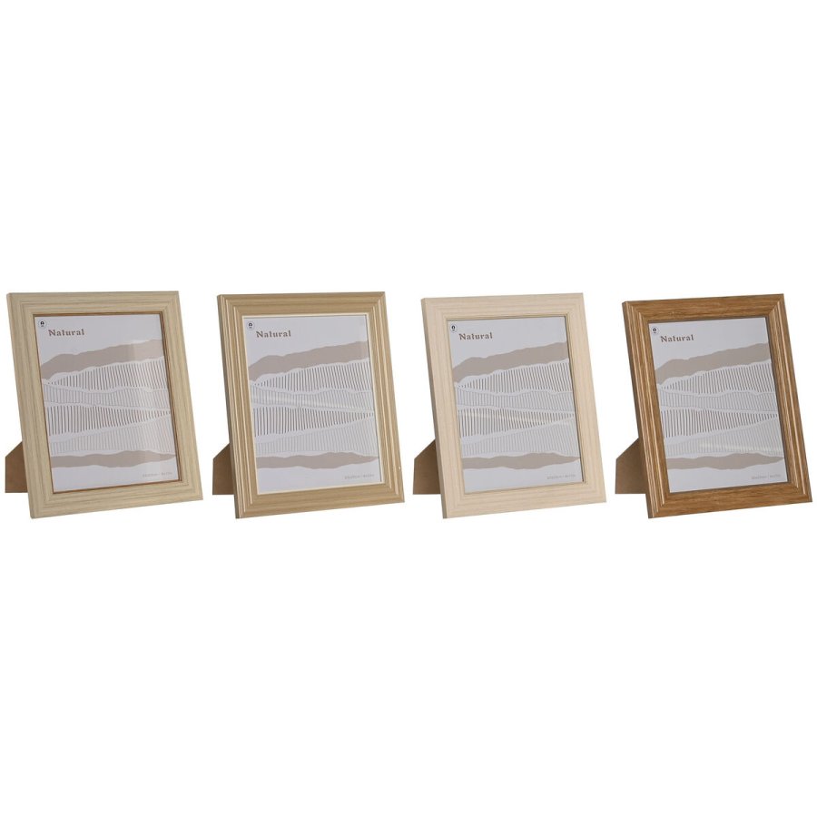 Fotoramme Home ESPRIT Multifarvet Krystal polystyren 26,2 x 1,6 x 31,2 cm (4 enheder) #1