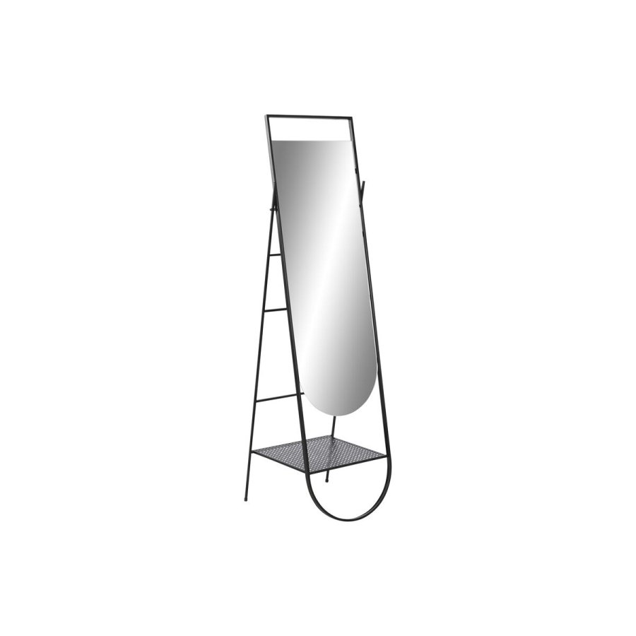 Pkldningsspejl Home ESPRIT Sort 44,4 x 40 x 162 cm #1