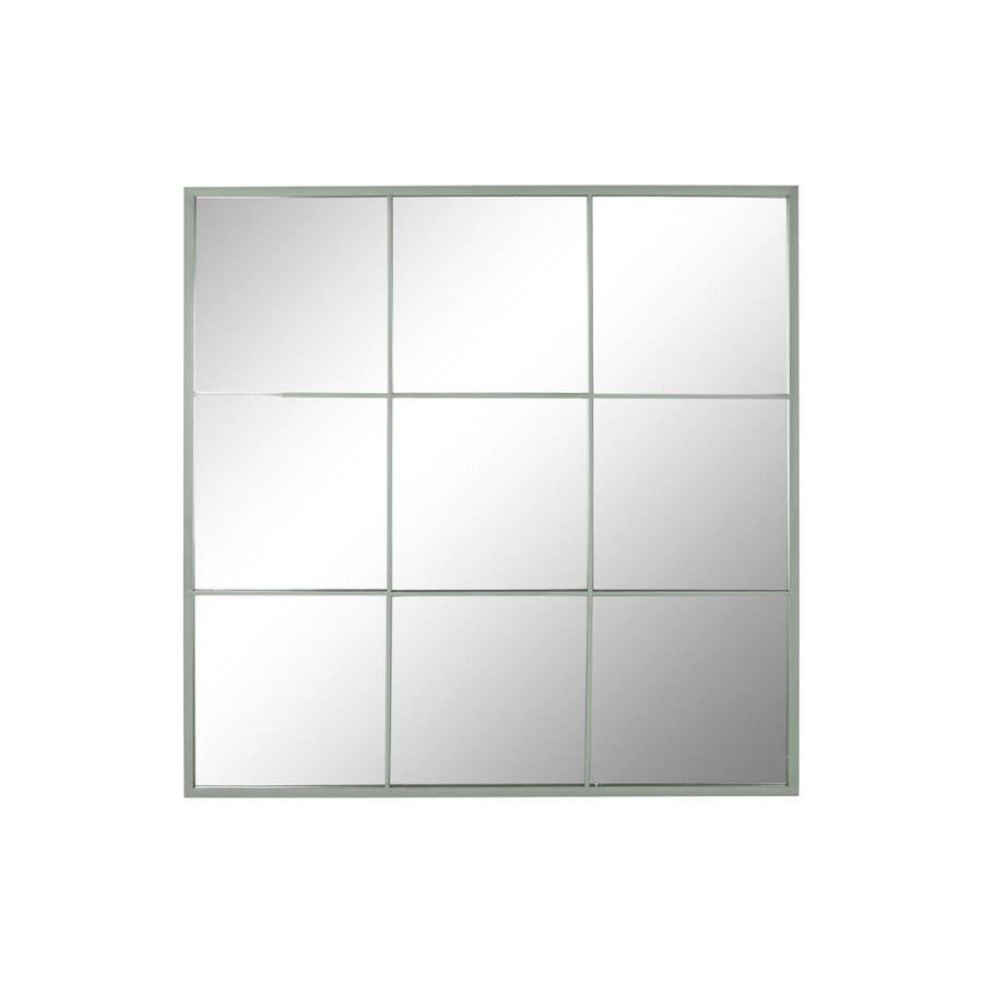 Vgspejl Home ESPRIT Grn Vindue Scandi 90 x 2 x 90 cm #1