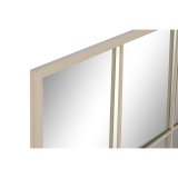 Vgspejl Home ESPRIT Beige Vindue Scandi 90 x 2 x 90 cm #5