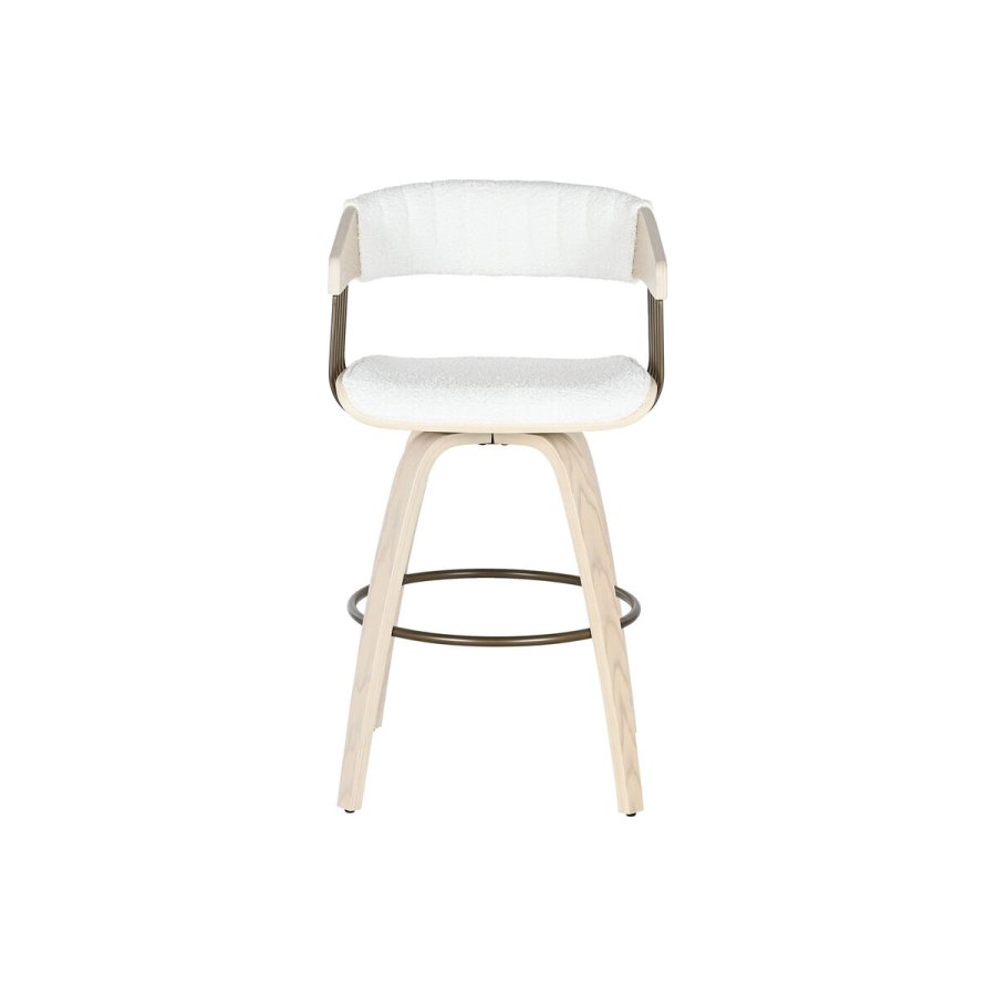 Taburet Home ESPRIT Hvid Tr 51,5 x 47,5 x 94,5 cm #5