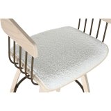 Taburet Home ESPRIT Hvid Tr 51,5 x 47,5 x 94,5 cm #1