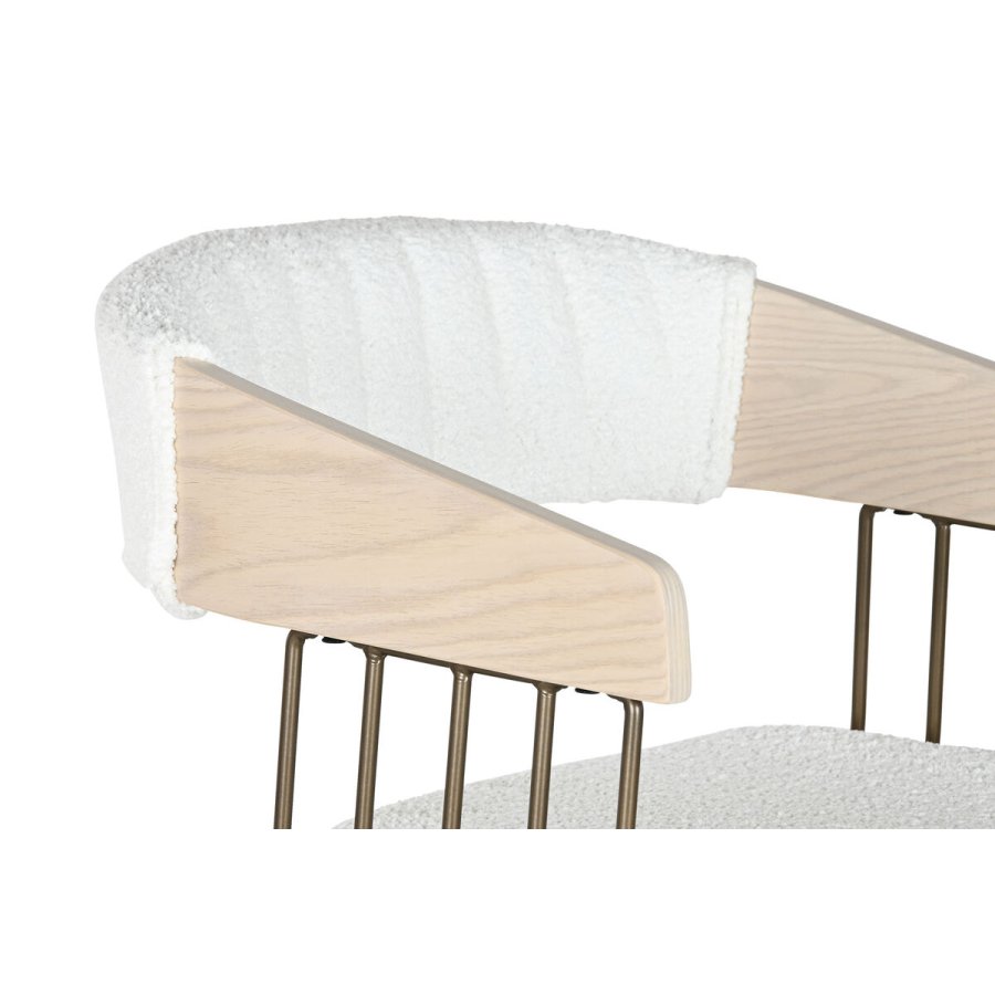 Taburet Home ESPRIT Hvid Tr 51,5 x 47,5 x 94,5 cm #9