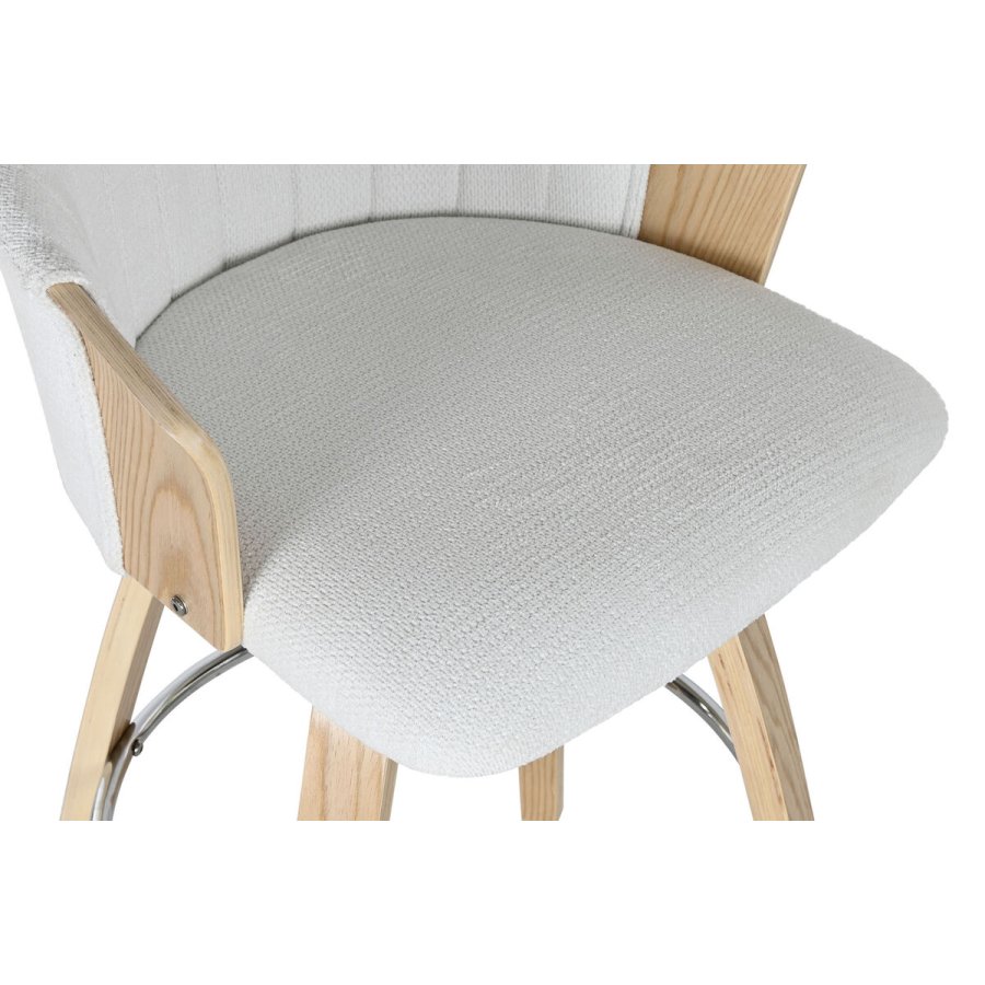 Taburet Home ESPRIT Hvid Tr 58 x 56 x 86 cm #5