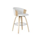 Taburet Home ESPRIT Hvid Tr 58 x 56 x 86 cm #1