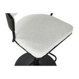 Taburet Home ESPRIT Hvid Metal 48,5 x 48 x 83,5 cm #5
