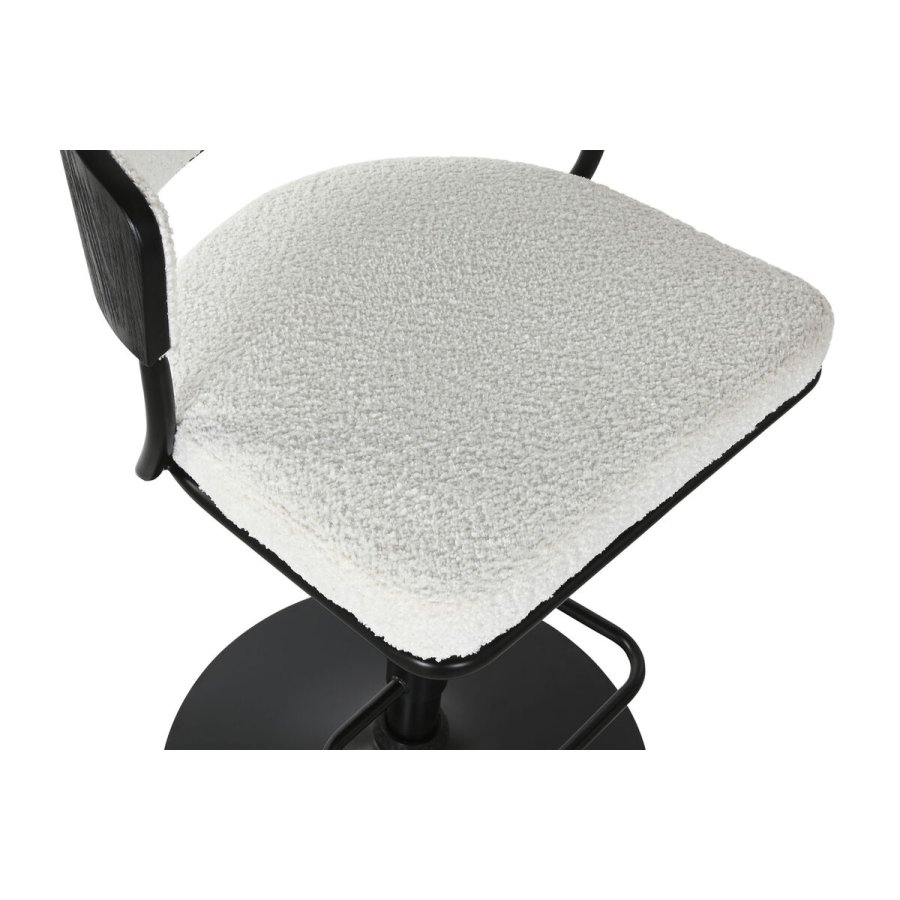 Taburet Home ESPRIT Hvid Metal 48,5 x 48 x 83,5 cm #5
