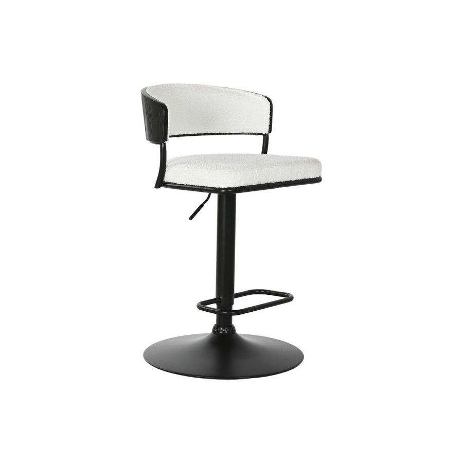 Taburet Home ESPRIT Hvid Metal 48,5 x 48 x 83,5 cm #25