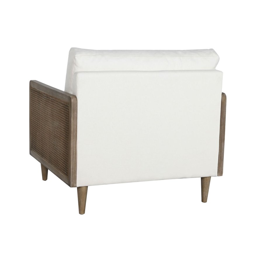 L�nestol Home ESPRIT Hvid Natur 93 x 86 x 88 cm #3