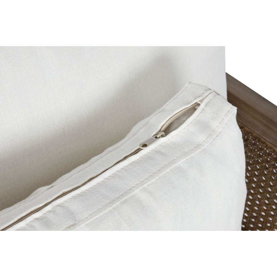 L�nestol Home ESPRIT Hvid Natur 93 x 86 x 88 cm #7